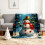 Weihnachts-Schneemann-Flanelldecke 75100cm 5
