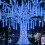 LED-meteorenregen lichtslinger blauw 288-LED8-buis 1
