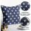 Fodere per cuscini patriottiche Blue Star 16x16, set da 2 5
