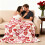 Red Heart Fleece-Wohndecke, superweiche Mikrofaser 5
