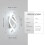 Applique murale LED moderne noire 21W 6500K 3