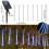 LED-meteorenregen lichtslinger blauw 288-LED8-buis 6