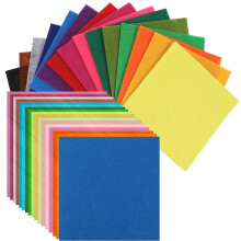 60pcs Felt Fabric Sheets Soft Felt Squares Craft Fabrics Felt Pieces Assorted Colored Fabric Pieces For Sewing And Embroidery