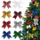 6 Samt-Weihnachtsschleifen mit Drehverschluss 1