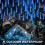 LED-meteorenregen lichtslinger blauw 288-LED8-buis 4
