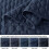 Navy Blue Queen Quilt Set, 100% Microfiber Polyester, 3-Pc 3
