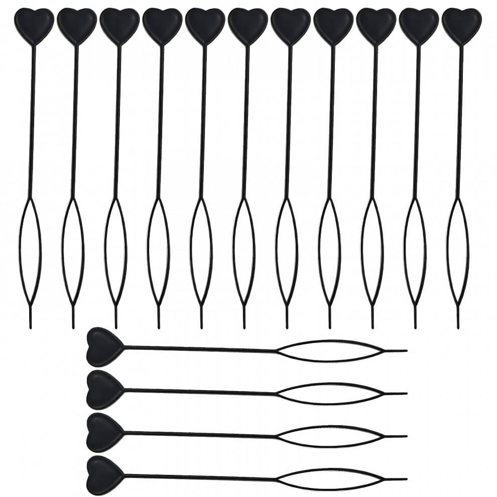 Beader for Loading Beads, Hair Braids Beader Tool, Plastic Kids Girls Stringer Hair Tail Beading Ponytail Maker, 15pcs