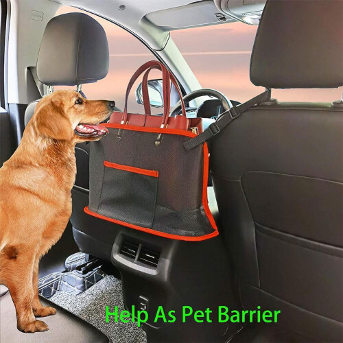 Car Mesh Storage Pouch for Front Seat 1