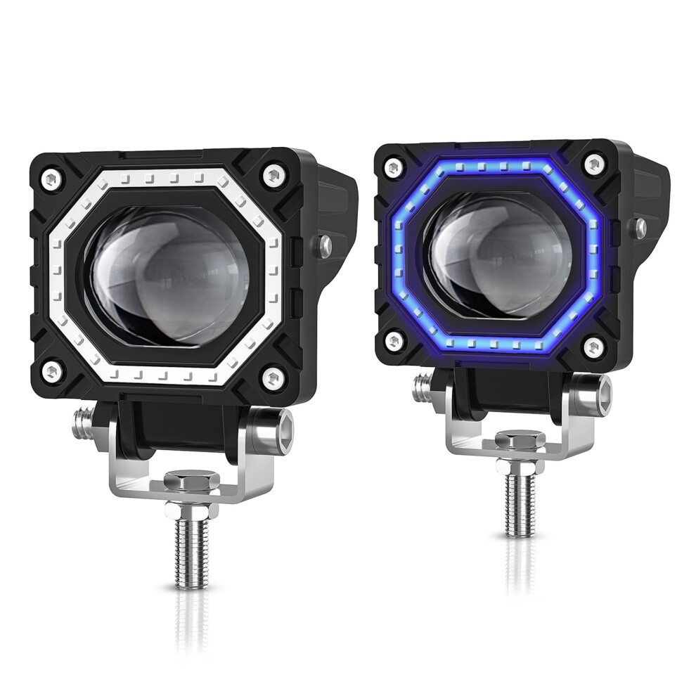 Led Motorcycle Auxiliary Lights (2-Pc, 120W, 12000Lm, 3000K/6000K/8000K) Â Waterproof, Compatible With Motorbikes, Atvs, Trucks, Off-Road Vehicles 9159805689024