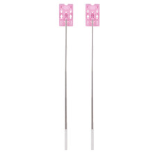 OUNONA 2 Pcs Disabled Parking Permit Holder Card Extender Stick Pink