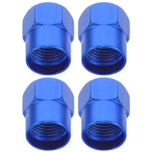 FRCOLOR 4 Pcs Tire Valve Caps Aluminum Alloy Valve Stem Caps Car Tires Air Caps Tire Stem Covers For Bicycles Road Bikes Motorcycles Trucks