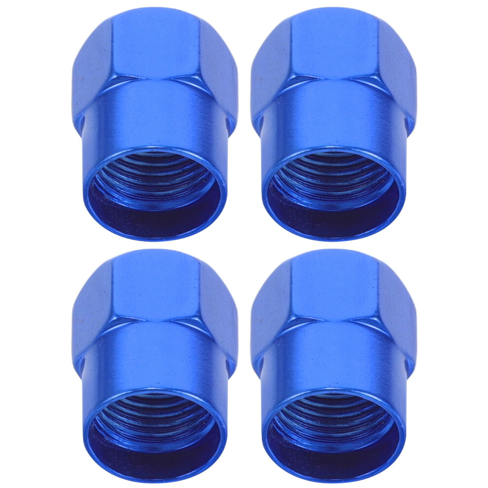 Frcolor 4 Pcs Tire Valve Caps Aluminum Alloy Valve Stem Caps Car Tires Air Caps Tire Stem Covers For Bicycles Road Bikes Motorcycles Trucks 9159805689161