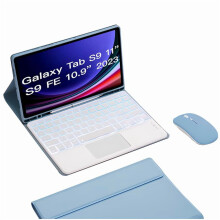 Toetsenbordhoes voor Samsung Galaxy Tab S9FE 10,9 inch zwart