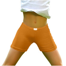 Småbarnsklær, sommershorts for jenter, fritidsshorts med elastisk midje til vår og sommer, oransje, 5 år