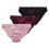 Damenunterwäsche, 3er-Pack, Satin- und Seiden-Slips, Bikini-Stil 1