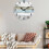 DESIGNICE Wall Clock Energy-Efficient Living Room Wall Decor Stylish Functional Modern Wall Clock,522 2