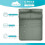 Ensemble de draps King 6 pièces en microfibre à poches profondes avec côtés 4