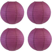 4 stuks papieren lantaarns, papieren lampenkappen, Chinese/Japanse hangende papieren lantaarns voor thuis, feestjes, bruiloften en kerstdecoraties.
