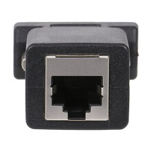 Cat5e/Cat6 RJ45 Ethernet Port Adapter Converter (2pcs), compatible with Cat5e & Cat6