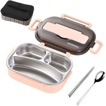 Stainless Steel Bento Box for Kids 3–7, Compartment Meal Prep Container, Reusable Snack Storage – Compatible with K-ids