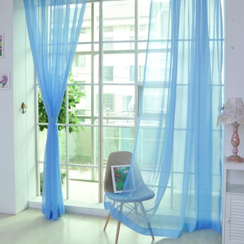 2-delige polyester vitragegordijnen 39x106 inch