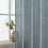 Dusty Blue Linen Blend Curtains 37" x 72", 2 Panels 5