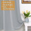 White Blackout Curtains 42x63 in, Thermal Grommet Pair 4