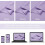 Lavender Room Darkening Curtains Rod Pocket Back Tab 5