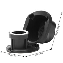 Wiederverwendbarer Kaffeeadapter für Dolce Gusto Kapseln + Konverter, Bürste & nachfüllbarer Löffel – Kompatibel mit Dolce Gusto