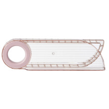 Portant à vêtements pliable perforé – Rose, gain de place