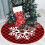 Weihnachtsbaumrock Rot Polyester 35,43 Zoll Gold 5