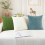 Housses de coussin en chenille 45 x 45 cm (lot de 2) 5