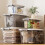 Stackable Storage Bins with Locking Lids, Garage/Office Organizer for Clothes/Toys, Heavy-Duty Plastic Storage Box 6