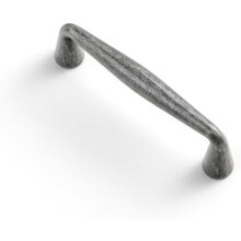 Poignées de meuble en alliage de zinc nickelé vieilli, 76 mm, lot de 6