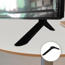 Pieds de support TV de table avec vis, pieds de rechange pour téléviseurs intelligents, socle TV, pieds de support pour salon ou chambre