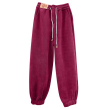 Naisten talvifleece-unihousut kiristysnyörillä, vyötäröllä ja hihansuilla, pehmeät ja lämpimät oloasut velourilla, S-4XL, saatavilla useita
