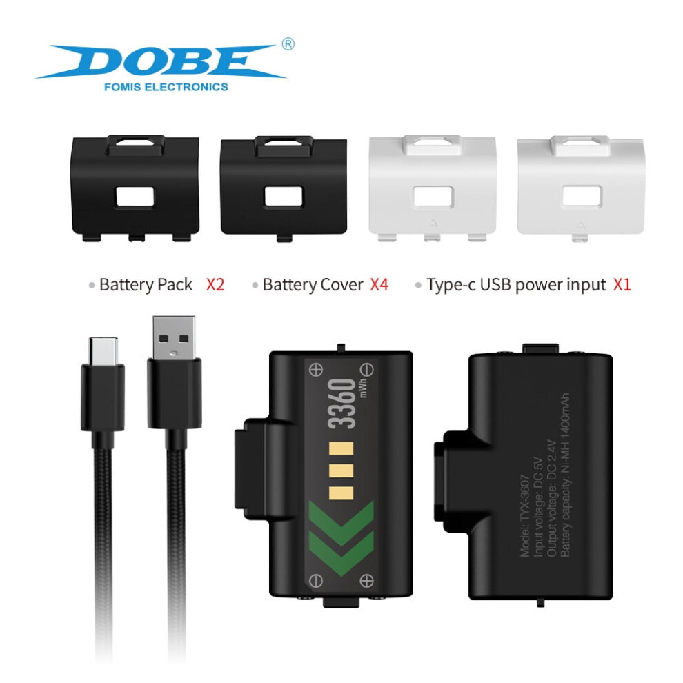 Xbox Universal Controller Battery Pack Â 1400Mah Rechargeable For Xbox Series S/X, One S/X & Elite Controllers | Compatible With Xbox 9180479968238