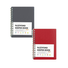 Alphabetical Password Book, Hardcover Login Organizer for Websites & Computers – 2PCS, Gifts for Home/Office