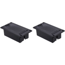 2 stk. 9V pickup-batteriboks til guitar og bas aktiv pickup-batteriboks