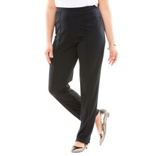 Women's Plus Size Crease Front Knit Pant