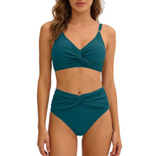 Bikini Soladach Ard-Choim do Mhná – Dearadh Scoilte, Culaith Snámha Dhá Phíosa Coimeádach don Trá, don Linn Snámha & don Samhradh