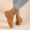 Γυναικεία Μοκασίνια Slip-on + Memory Foam, Διαθέσιμα σε Μεγάλα Πλάτη 39Χακί 5