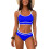Γυναικείο μαγιό, σετ μπικίνι με ψηλή μέση, άνετο και διακριτικό, για παραλία, 2