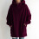 Gallickan Winter Coat Insulated Γυναικεία Μονόχρωμα Φούτερ με Κουκούλα και Φερμουάρ, Μακριά 4