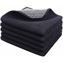Chiffons à vaisselle en microfibre pour laver la vaisselle. Meilleurs chiffons de nettoyage pour la cuisine avec face abrasive en polypropylène. 30