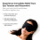 Spandex 3D Light Blocking Pressure Relief Contoured Sleep Mask for Sleep Support, Black 6