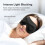 Spandex 3D Light Blocking Pressure Relief Contoured Sleep Mask for Sleep Support, Black 5