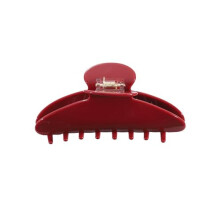 Grande pince à cheveux en acétate de 10 cm pour femmes – Style français, dents antidérapantes, idéale pour les cheveux épais, les chignons et