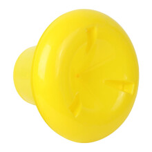 Yellow Plastic Chicken Feeder for Poultry Storage, -Term Use, 1 Piece