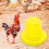 Yellow Plastic Chicken Feeder for Poultry Storage, -Term Use, 1 Piece 4